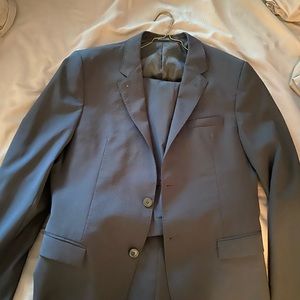 Emporio Armani pinstripe suit and shirt